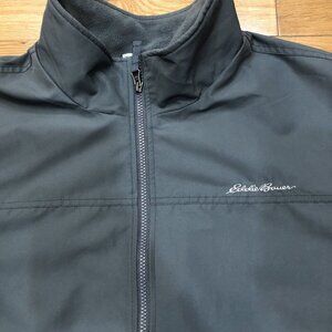 Eddie Bauer Mock Neck Full Zip Long Sleeve Lined Windbreaker Size 2XL